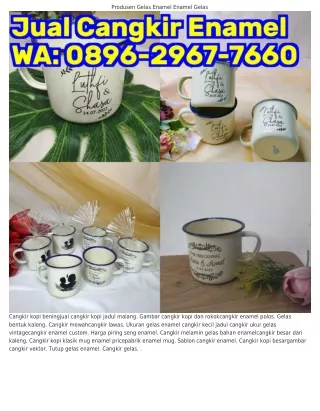 Ô896_296ᜪ_ᜪ66Ô (WA) Mug Bahan Enamel Gelas Hijau