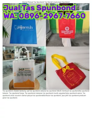 Ô8ᑫϬ•2ᑫϬ7•7ϬϬÔ (WA) Jual Tas Spunbond Malang Tas Spunbond Lebaran