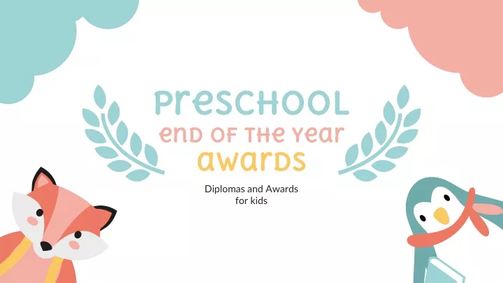 preschool e nd of the year awards