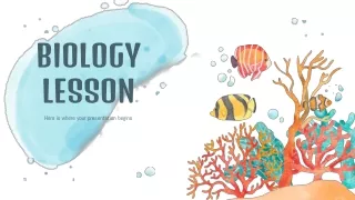 BIOLOGY LESSON