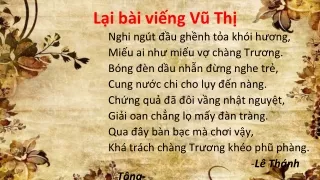 Bài giảng Ngữ văn 9 - Văn bản: Chuyện người con gái Nam Xương