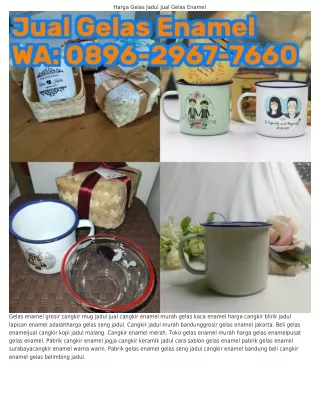 harga gelas jadul jual gelas enamel