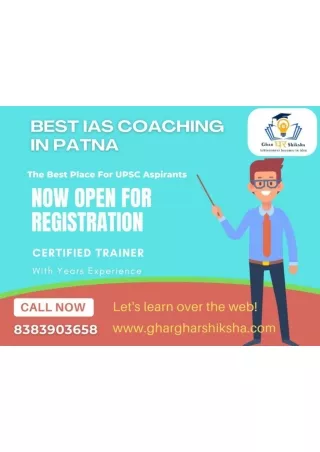 Best IAS coaching In Patna|Ghargharshiksha