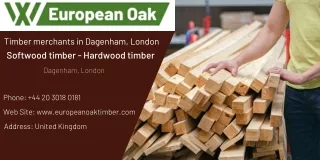Timber merchants in Dagenham, London