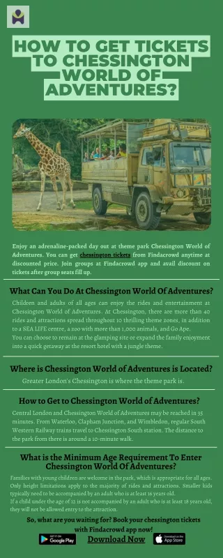 How To Get Tickets To Chessington World Of Adventures?