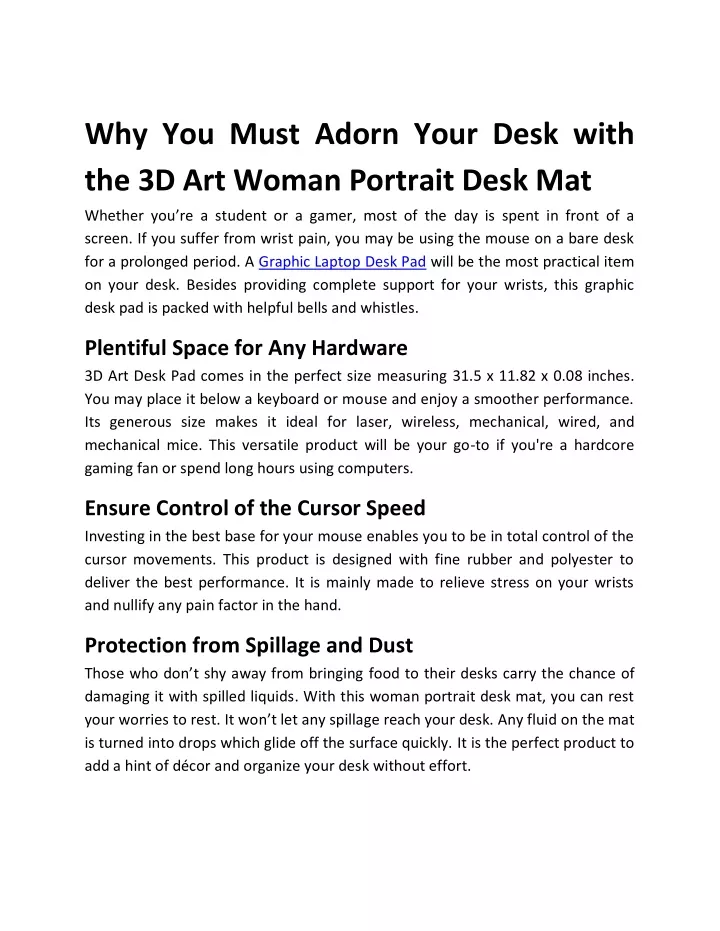 why you must adorn your desk with