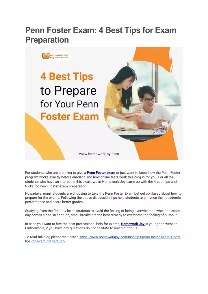 penn foster exam 4 best tips for exam preparation