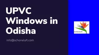 UPVC Windows in Odisha