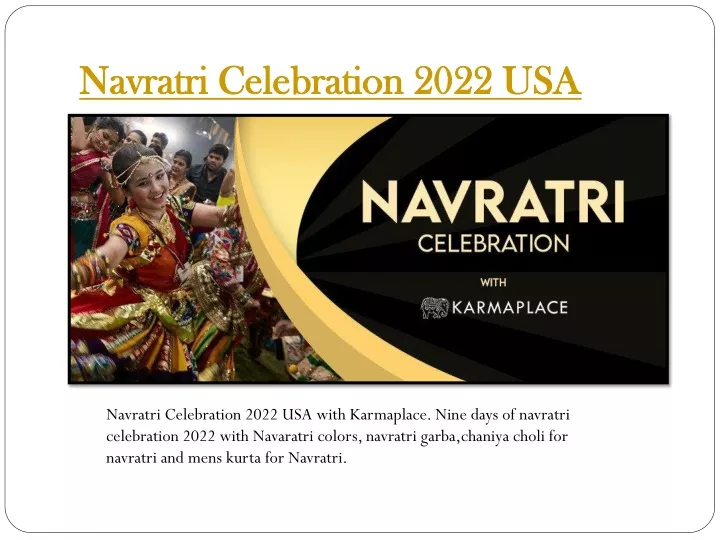 navratri celebration 2022 usa