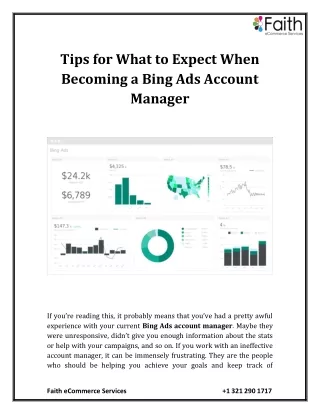tips for what to expect when becoming a bing