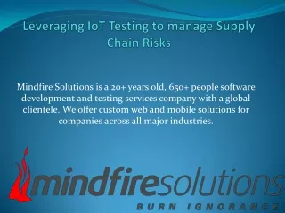 mindfire solutions is a 20 years old 650 people