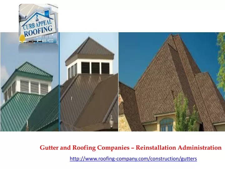 gutter and roofing companies reinstallation