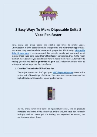 3 easy ways to make disposable delta 8 vape