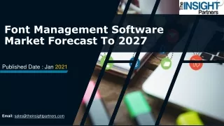 font management software market forecast t o 202 7