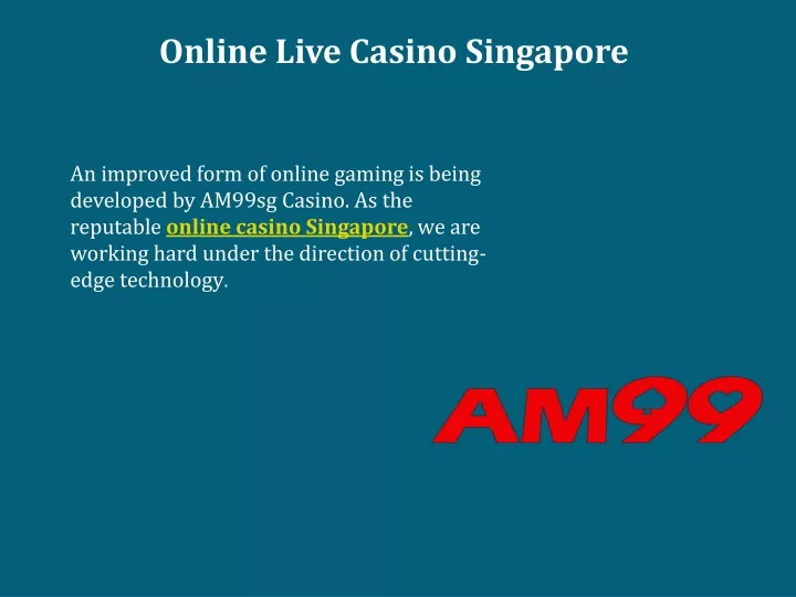 online live casino singapore