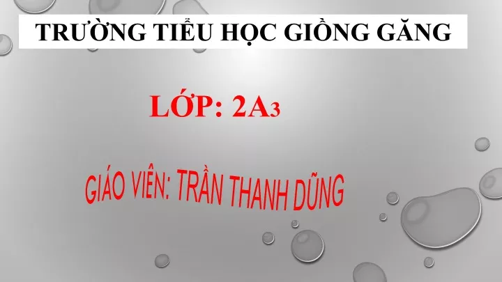 tr ng ti u h c gi ng g ng