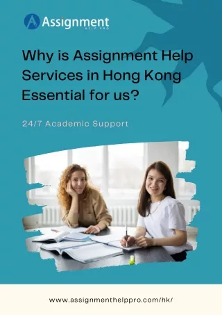 why is assignment help services in hong kong