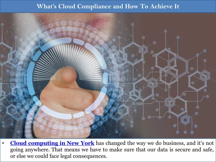 what s cloud compliance and how to achieve it