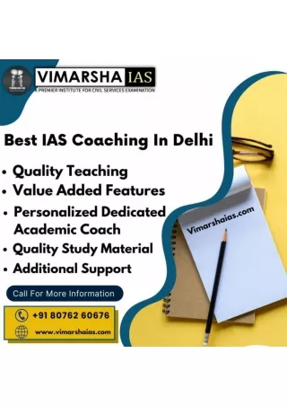 Best IAS Coaching In Delhi | Vimarsha IAS