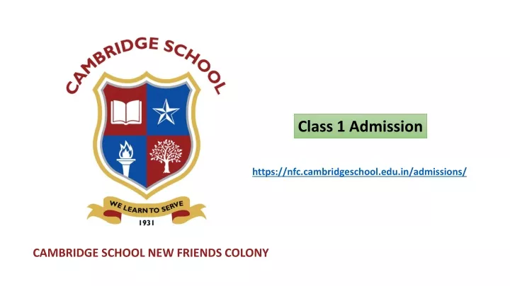 class 1 admission