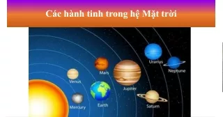 Bài giảng Các hành tinh trong hệ Mặt trời