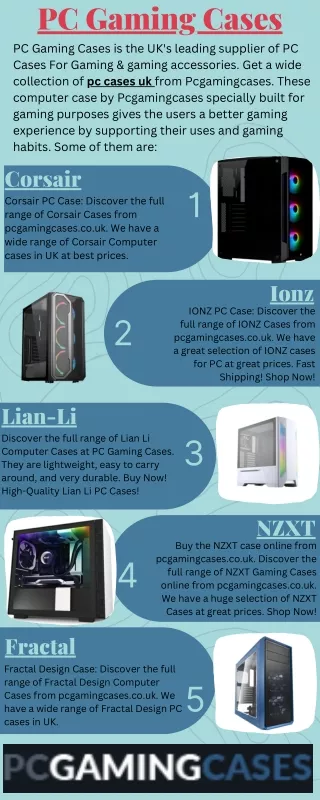Cases by PC Gaming Cases