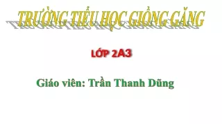 Bài giảng Tiếng Việt Lớp 2 - Bài 2: Rừng ngập mặn Cà Mau