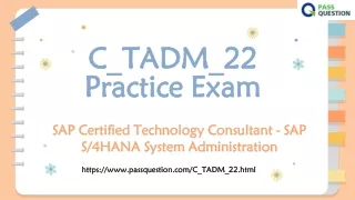 c tadm 22 c tadm 22 p practice exam ractice exam