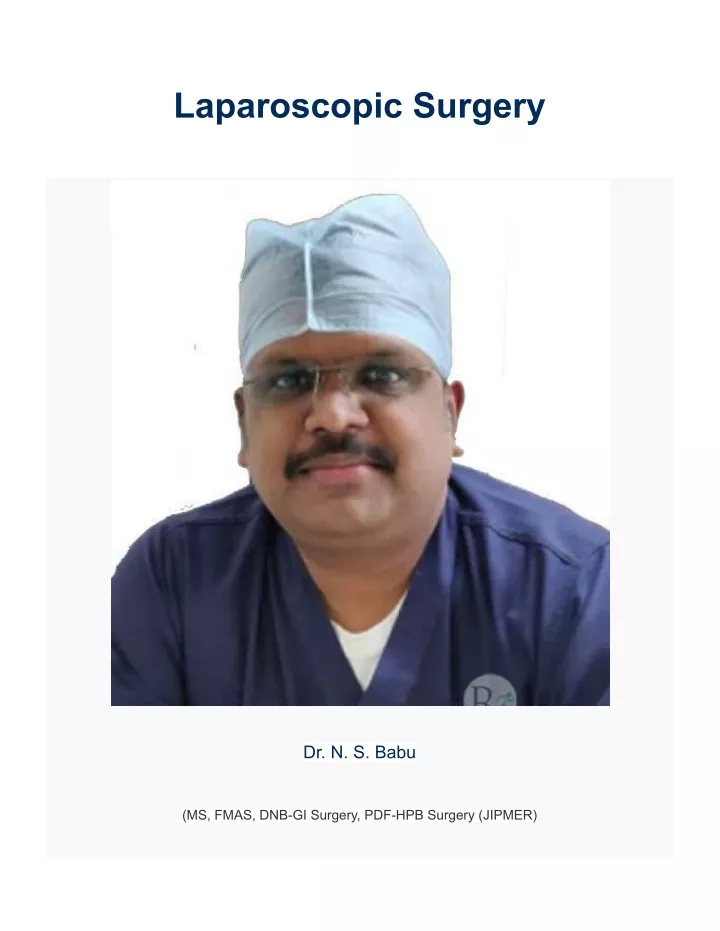 laparoscopic surgery