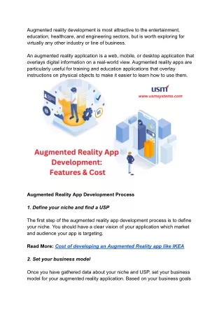 augmented reality development is most attractive