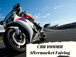 CBR 1000RR Aftermarket Fairing