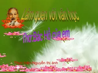 l m quen v i v n h c