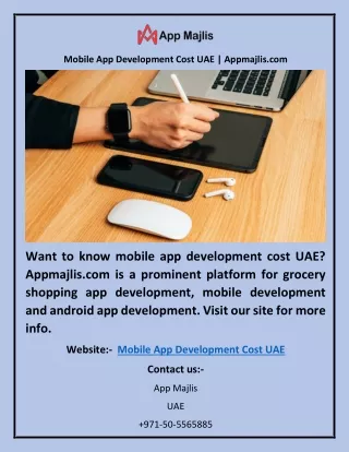 Mobile App Development Cost UAE | Appmajlis.com