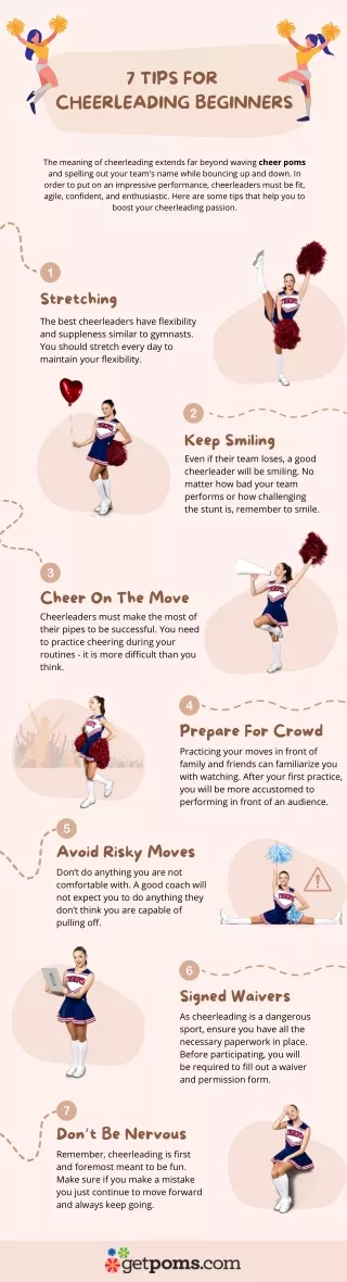 7 Tips for Cheerleading Beginners