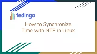 how to synchronize time with ntp in linux