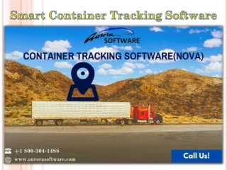 smart container tracking software