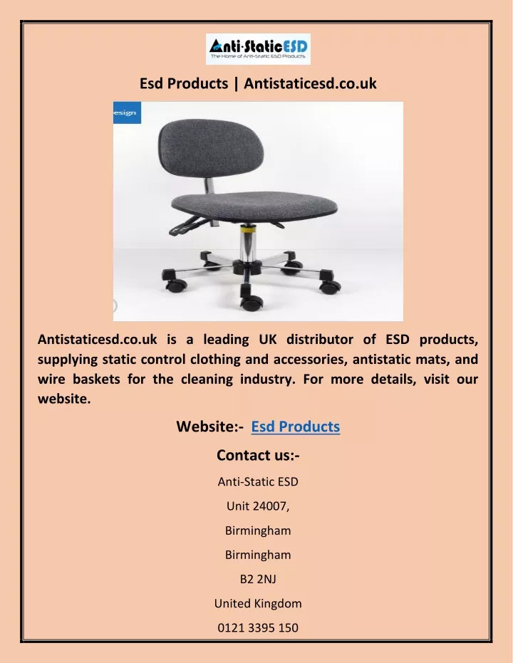 esd products antistaticesd co uk