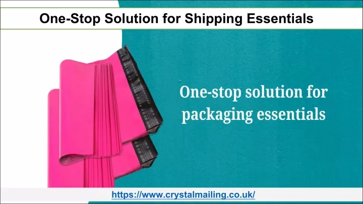 one stop solution for shipping essentials