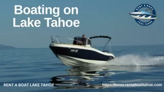 Lake Tahoe Boating