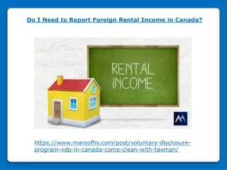 Do I Need to Report Foreign Rental Income in Canada