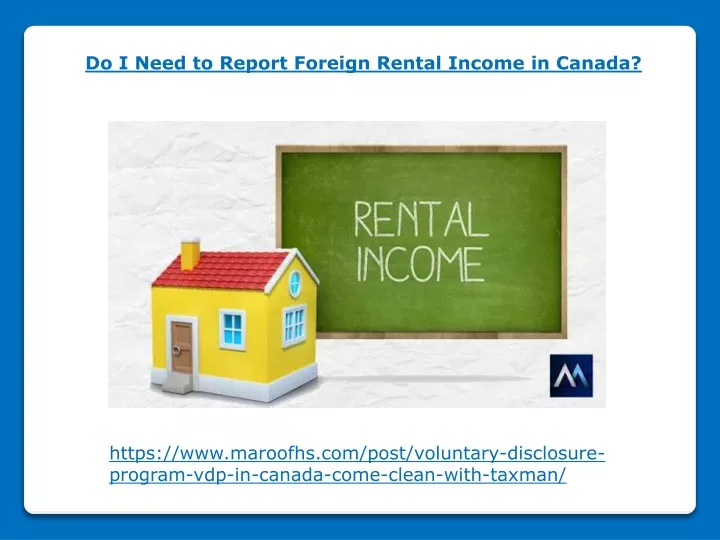 do i need to report foreign rental income