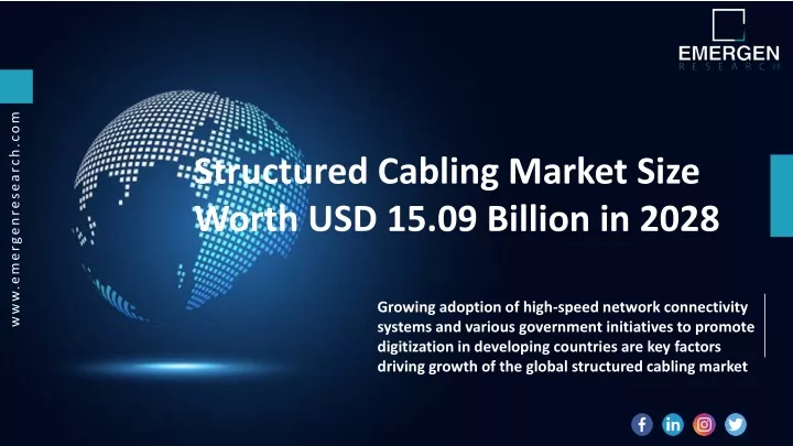 structured cabling market size worth