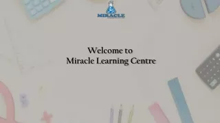 Miracle Learning Centre provides best Science Tuition in Singapore