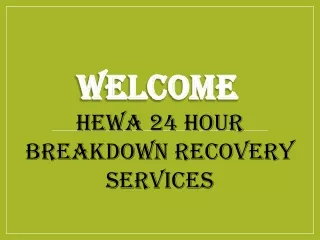 welcome