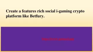 Build i-Gaming Crypto Casino Game Like Betfury