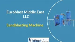 Sandblasting Machine