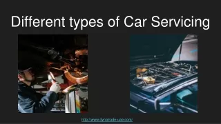 Different types of Car Servicing