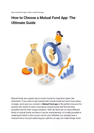best mutual fund app in india mutual fund app
