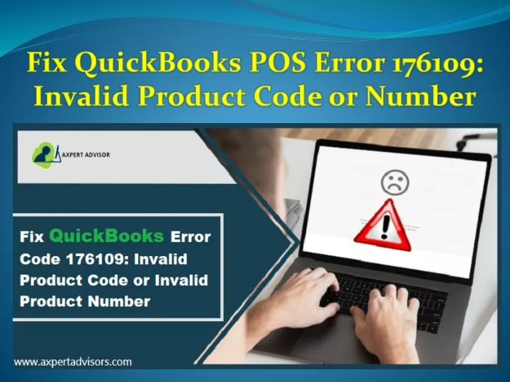 fix quickbooks pos error 176109 invalid product