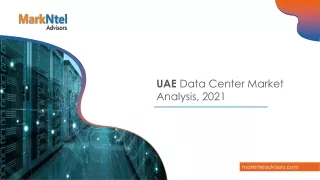 UAE Data Center Market Current Trends, and Leading Key Player Analysis 2021-2026